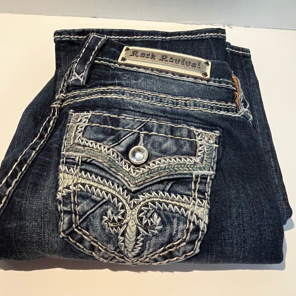 Rock Revival Women's Sukara Easy Boot Jeans NWOT Size 27/31